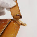 LOUIS VUITTON Monogram Vernis Thompson Street Bag Beige M91301 LV Auth 128772-9