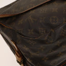 LOUIS VUITTON Monogram Saumur 35 Shoulder Bag M42254 LV Auth 128774-17