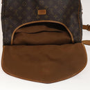 LOUIS VUITTON Monogram Saumur 35 Shoulder Bag M42254 LV Auth 128774-10