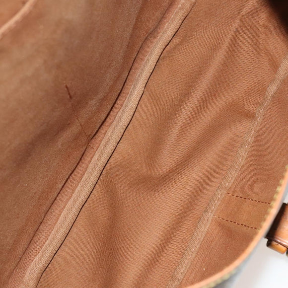 LOUIS VUITTON Monogram Saumur 35 Shoulder Bag M42254 LV Auth 128774