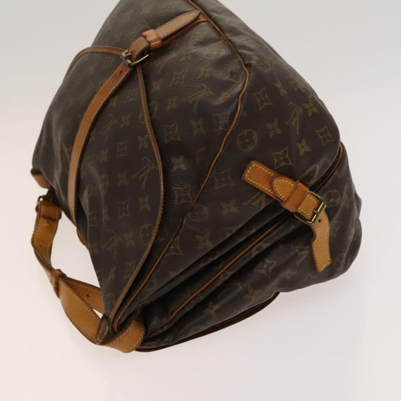LOUIS VUITTON Monogram Saumur 35 Shoulder Bag M42254 LV Auth 128774