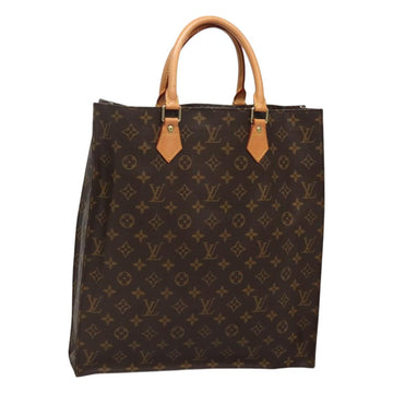 LOUIS VUITTON Monogram Sac Plat Hand Bag M51140 LV Auth 128776