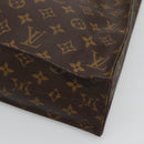 LOUIS VUITTON Monogram Sac Plat Hand Bag M51140 LV Auth 128776-9