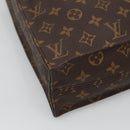 LOUIS VUITTON Monogram Sac Plat Hand Bag M51140 LV Auth 128776-14