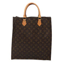 LOUIS VUITTON Monogram Sac Plat Hand Bag M51140 LV Auth 128776-13