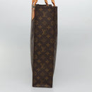 LOUIS VUITTON Monogram Sac Plat Hand Bag M51140 LV Auth 128776-4
