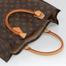 LOUIS VUITTON Monogram Sac Plat Hand Bag M51140 LV Auth 128776-6