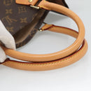 LOUIS VUITTON Monogram Sac Plat Hand Bag M51140 LV Auth 128776-7