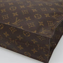 LOUIS VUITTON Monogram Sac Plat Hand Bag M51140 LV Auth 128777-15