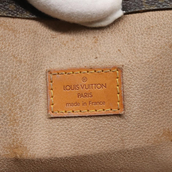 LOUIS VUITTON Monogram Sac Plat Hand Bag M51140 LV Auth 128777