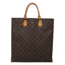 LOUIS VUITTON Monogram Sac Plat Hand Bag M51140 LV Auth 128777-2