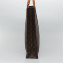 LOUIS VUITTON Monogram Sac Plat Hand Bag M51140 LV Auth 128777-4