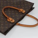 LOUIS VUITTON Monogram Sac Plat Hand Bag M51140 LV Auth 128777-6