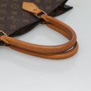 LOUIS VUITTON Monogram Sac Plat Hand Bag M51140 LV Auth 128777-7