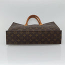 LOUIS VUITTON Monogram Sac Plat Hand Bag M51140 LV Auth 128777-5