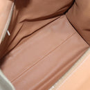 CELINE Macadam Canvas Tote Bag PVC Beige Gold Auth 128779-10