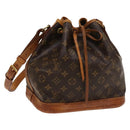 LOUIS VUITTON Monogram Petit Noe Shoulder Bag M40818 LV Auth 128786-1