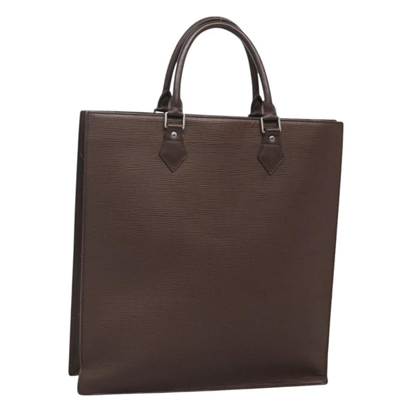 LOUIS VUITTON Epi Sac Plat Hand Bag Mocha M5908D LV Auth 128792