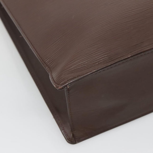 LOUIS VUITTON Epi Sac Plat Hand Bag Mocha M5908D LV Auth 128792