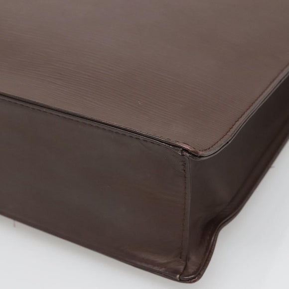 LOUIS VUITTON Epi Sac Plat Hand Bag Mocha M5908D LV Auth 128792