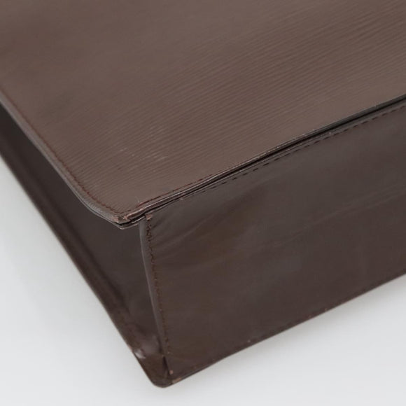 LOUIS VUITTON Epi Sac Plat Hand Bag Mocha M5908D LV Auth 128792