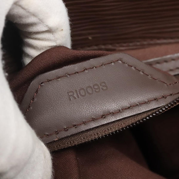 LOUIS VUITTON Epi Sac Plat Hand Bag Mocha M5908D LV Auth 128792