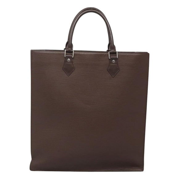 LOUIS VUITTON Epi Sac Plat Hand Bag Mocha M5908D LV Auth 128792