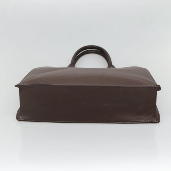 LOUIS VUITTON Epi Sac Plat Hand Bag Mocha M5908D LV Auth 128792