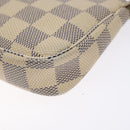 LOUIS VUITTON Damier Azur Mini Pochette Accessoires Pouch N63005 Auth 128801-9