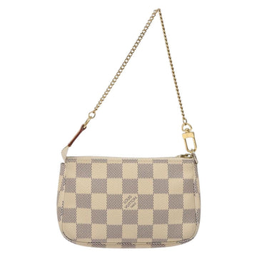 LOUIS VUITTON Damier Azur Mini Pochette Accessoires Pouch N63005 Auth 128801 - 0