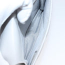 CHANEL Matelasse Chain Wallet Shoulder Bag Lamb Skin Gray Gold CC Auth 128807M-11