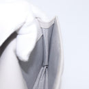 CHANEL Matelasse Chain Wallet Shoulder Bag Lamb Skin Gray Gold CC Auth 128807M-20