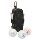 LOUIS VUITTON Monogram Eclipse Set Golf Andrews Bag Charm GI0344 LV Auth 128808M-1