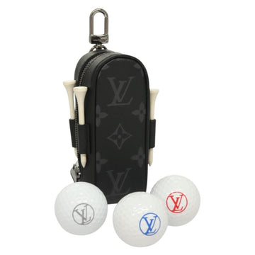 LOUIS VUITTON Monogram Eclipse Set Golf Andrews Bag Charm GI0344 LV Auth 128808M