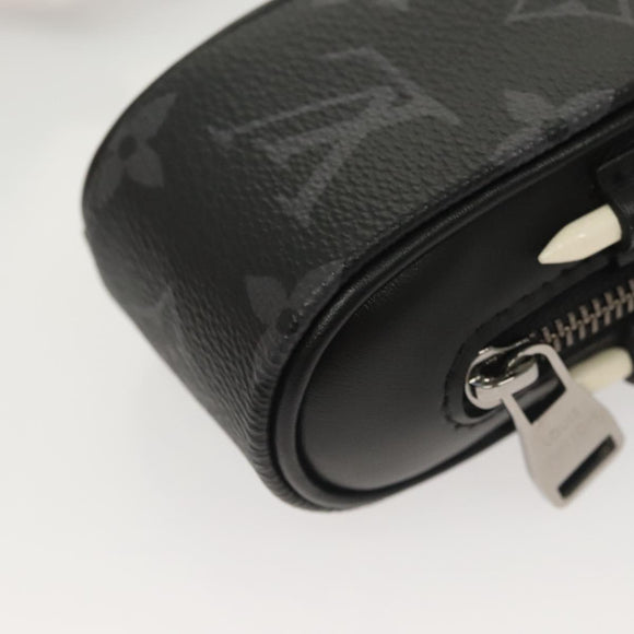 LOUIS VUITTON Monogram Eclipse Set Golf Andrews Bag Charm GI0344 LV Auth 128808M