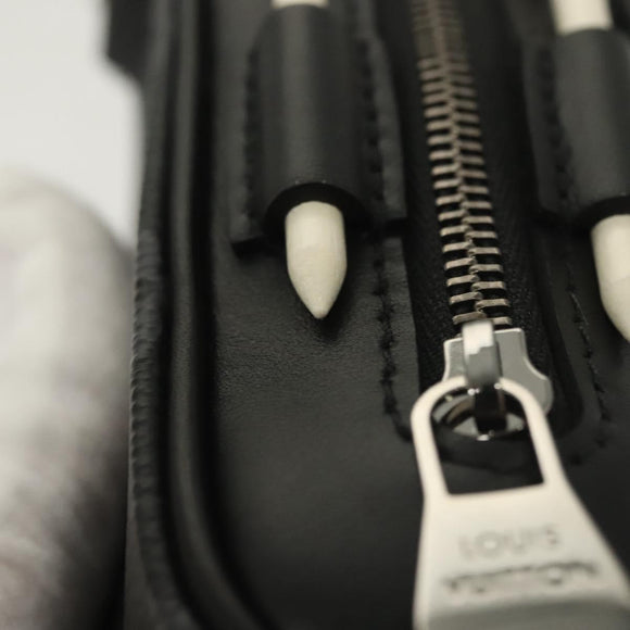 LOUIS VUITTON Monogram Eclipse Set Golf Andrews Bag Charm GI0344 LV Auth 128808M