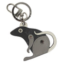 LOUIS VUITTON Monogram Eclipse Porte ClesLV Rat Charm M68835 LV Auth 128809M-1