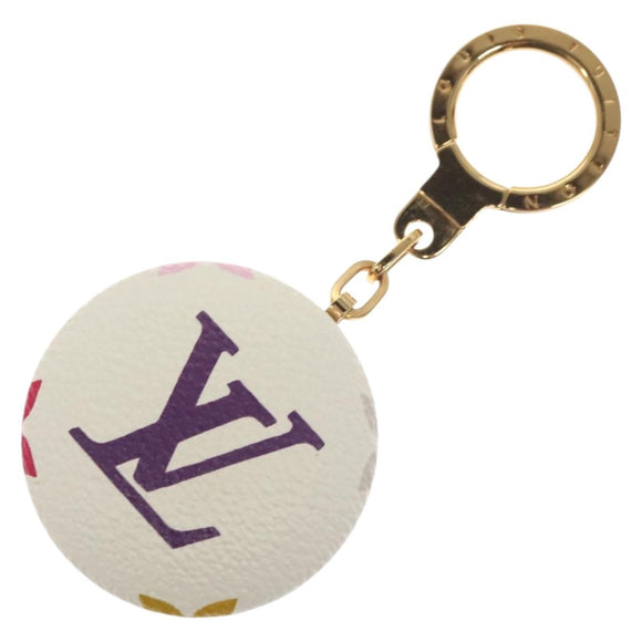 LOUIS VUITTON Monogram Multicolor Astropill Charm White M51911 LV Auth 128811V