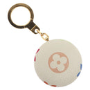 LOUIS VUITTON Monogram Multicolor Astropill Charm White M51911 LV Auth 128811V-3