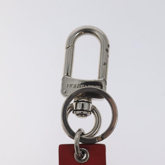 LOUIS VUITTON Epi LV × Supreme Downtown Tab Charm Charm Red MP2074 Auth 128812