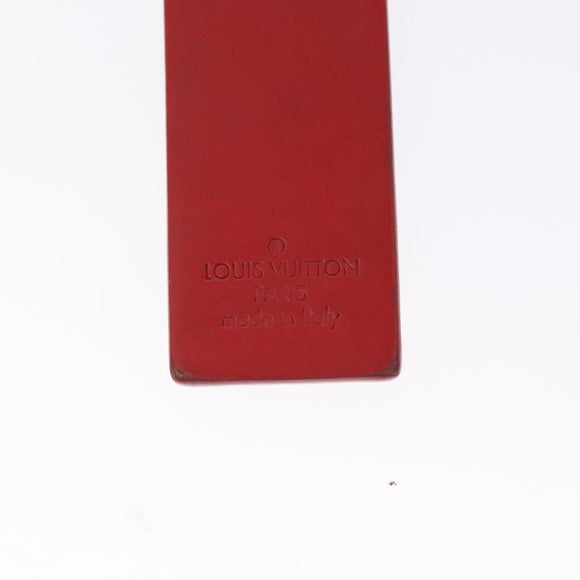 LOUIS VUITTON Epi LV × Supreme Downtown Tab Charm Charm Red MP2074 Auth 128812