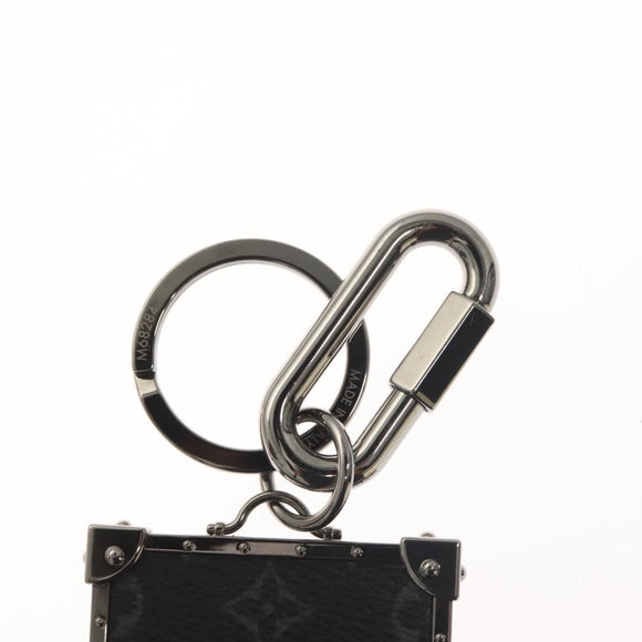 LOUIS VUITTON Monogram Eclipse Porte Cles Mini Trunk Charm M68284 Auth 128814M