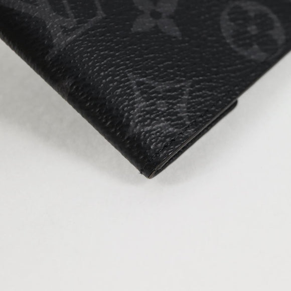 LOUIS VUITTON Monogram Eclipse Porte Cartes On Strap M83155 LV Auth 128825M