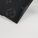LOUIS VUITTON Monogram Eclipse Porte Cartes On Strap M83155 LV Auth 128825M-17
