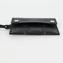 LOUIS VUITTON Monogram Eclipse Porte Cartes On Strap M83155 LV Auth 128825M-3