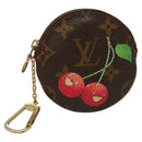 LOUIS VUITTON Monogram Cherry Porte Monnaie Ron Coin Purse M95043 Auth 128828-13
