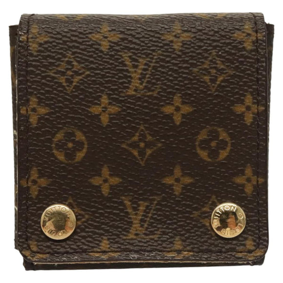 LOUIS VUITTON Monogram Jewelry case Jewelry Box LV Auth 128830