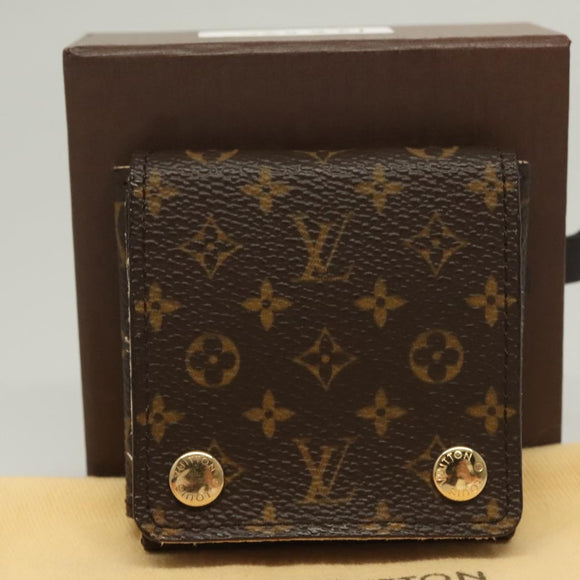 LOUIS VUITTON Monogram Jewelry case Jewelry Box LV Auth 128830
