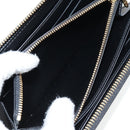LOUIS VUITTON Vernis Yayoi Kusama Zippy Wallet White Black M91573 Auth 128837V-10