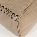 Christian Dior Trotter Canvas Hand Bag Beige Auth 128850V-9
